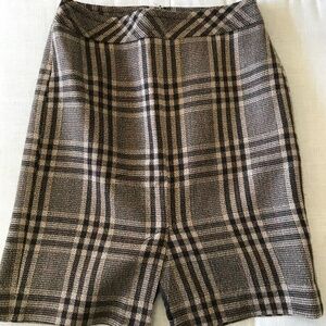 Ann Taylor plaid skirt